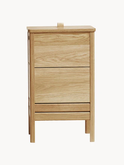 Set da 2 – 1 acquistato = 2 ricevuti Cesto portabiancheria in legno di rovere, linea A