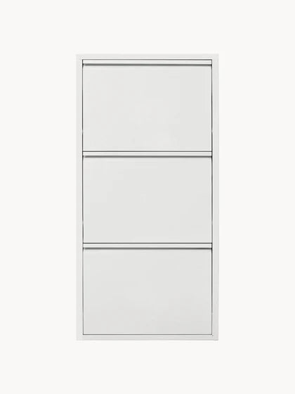 Set da 2 – 1 acquistato = 2 ricevuti Mobile porta scarpe da parete pieghevole Caruso – Bianco