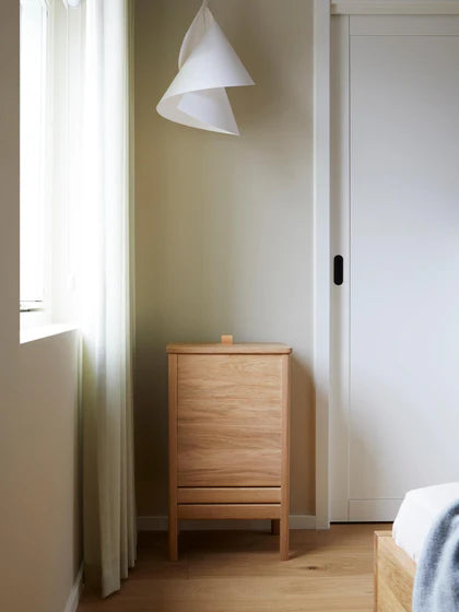 Set da 2 – 1 acquistato = 2 ricevuti Cesto portabiancheria in legno di rovere, linea A