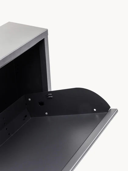 Set da 2 – 1 acquistato = 2 ricevuti Mobile porta scarpe da parete pieghevole Caruso – Grigio scuro