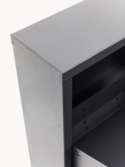 Set da 2 – 1 acquistato = 2 ricevuti Mobile porta scarpe da parete pieghevole Caruso – Grigio scuro