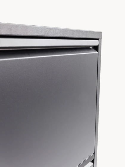 Set da 2 – 1 acquistato = 2 ricevuti Mobile porta scarpe da parete pieghevole Caruso – Grigio scuro