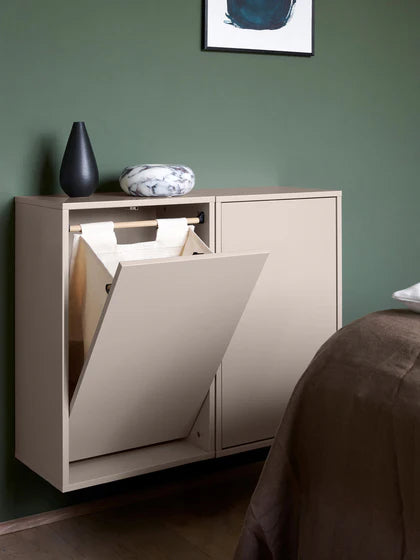 Set da 2 – 1 acquistato = 2 ricevuti Cesto portabiancheria da parete Mia